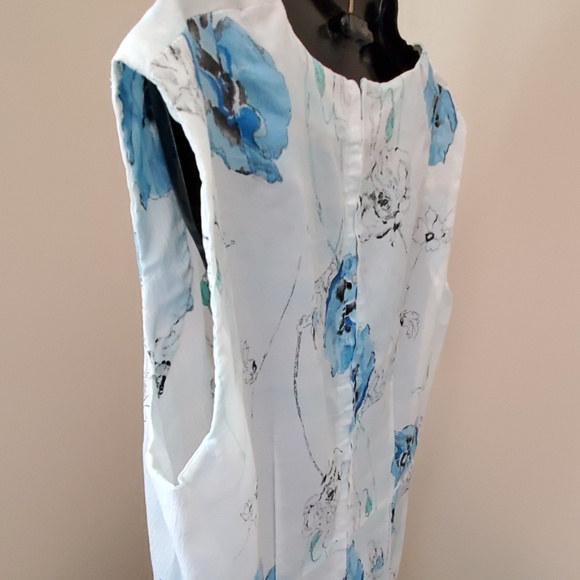 Blue Flower Custom Made Dress - Picture 6 of 8